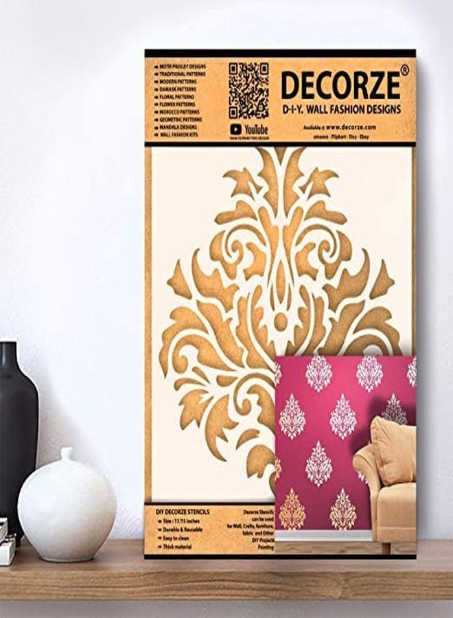 DECORZE Pattern Paiting Stencil - Image 2